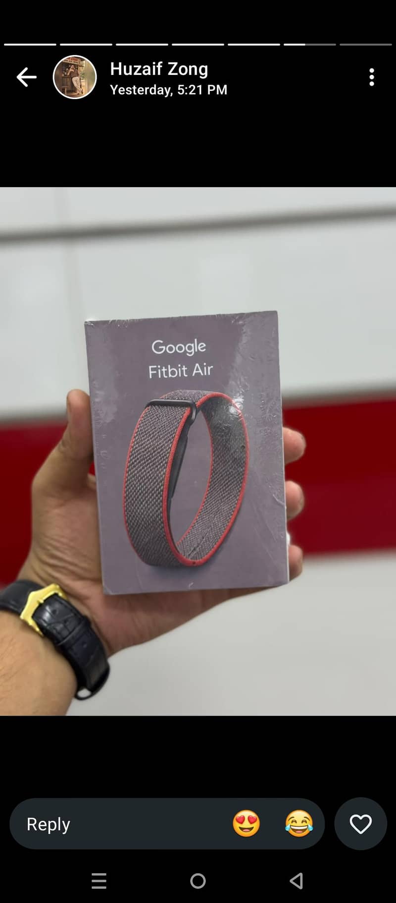 Google Fitbit Air 1