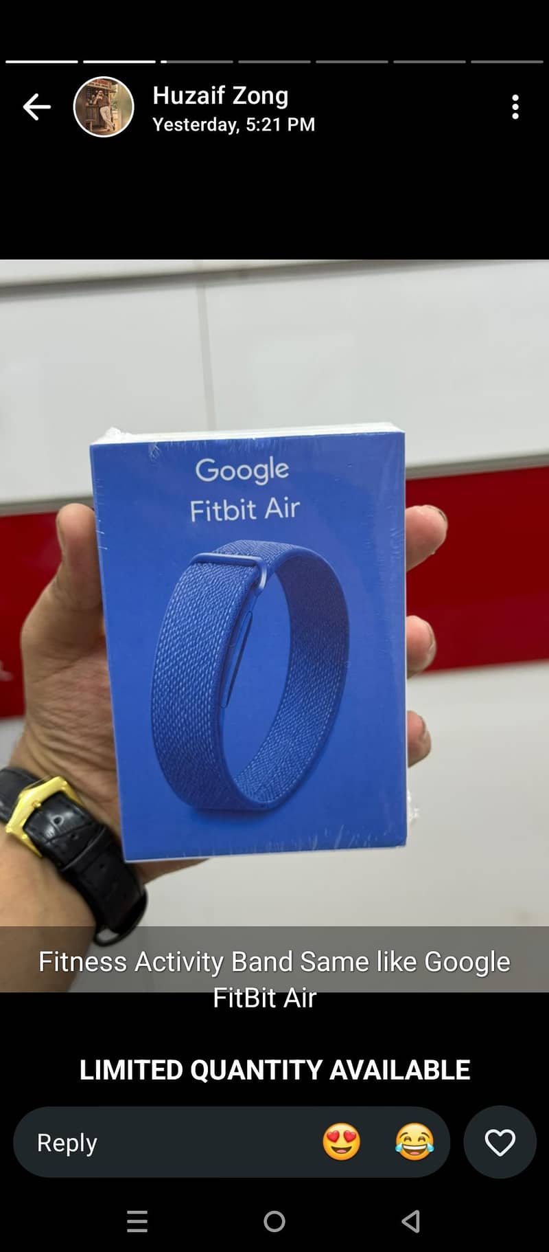 Google Fitbit Air 4