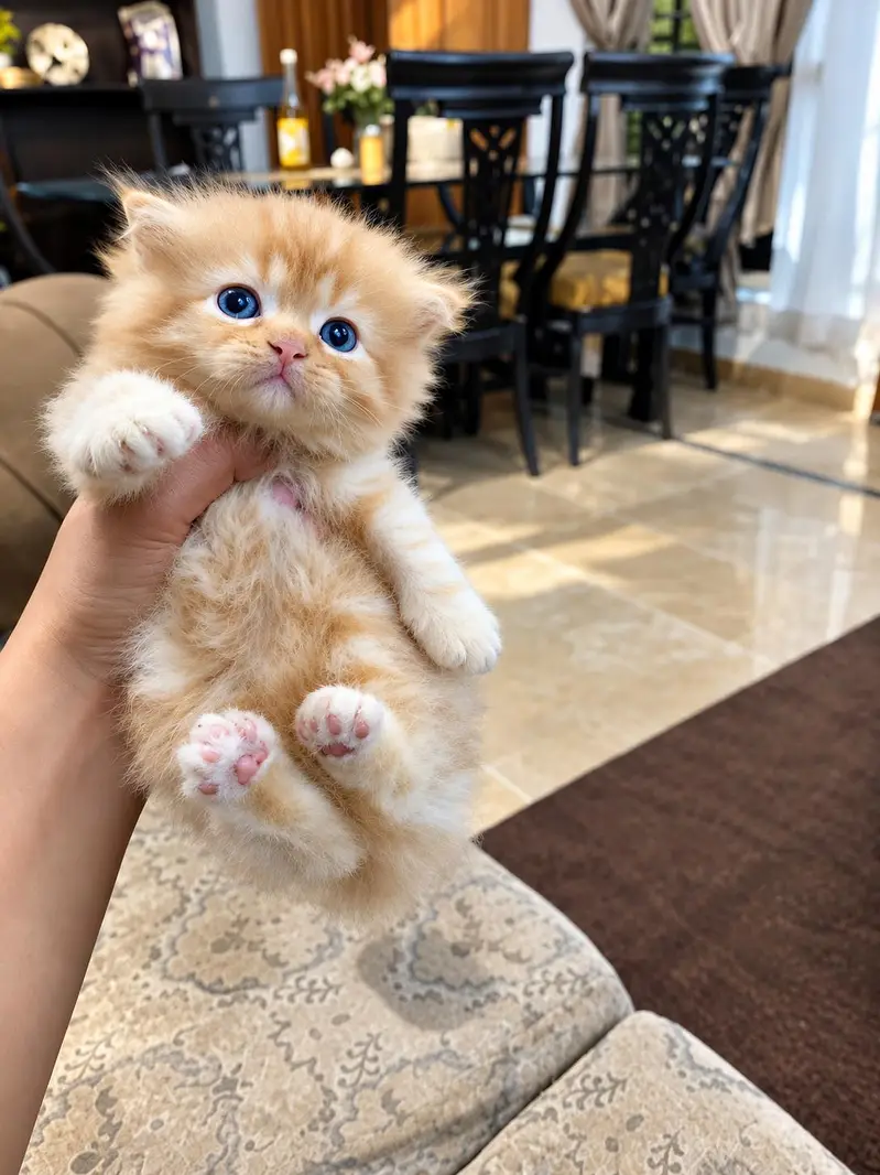 Premium Persian Male Kitten | 2 Months | Blue Eyes | — photo 3