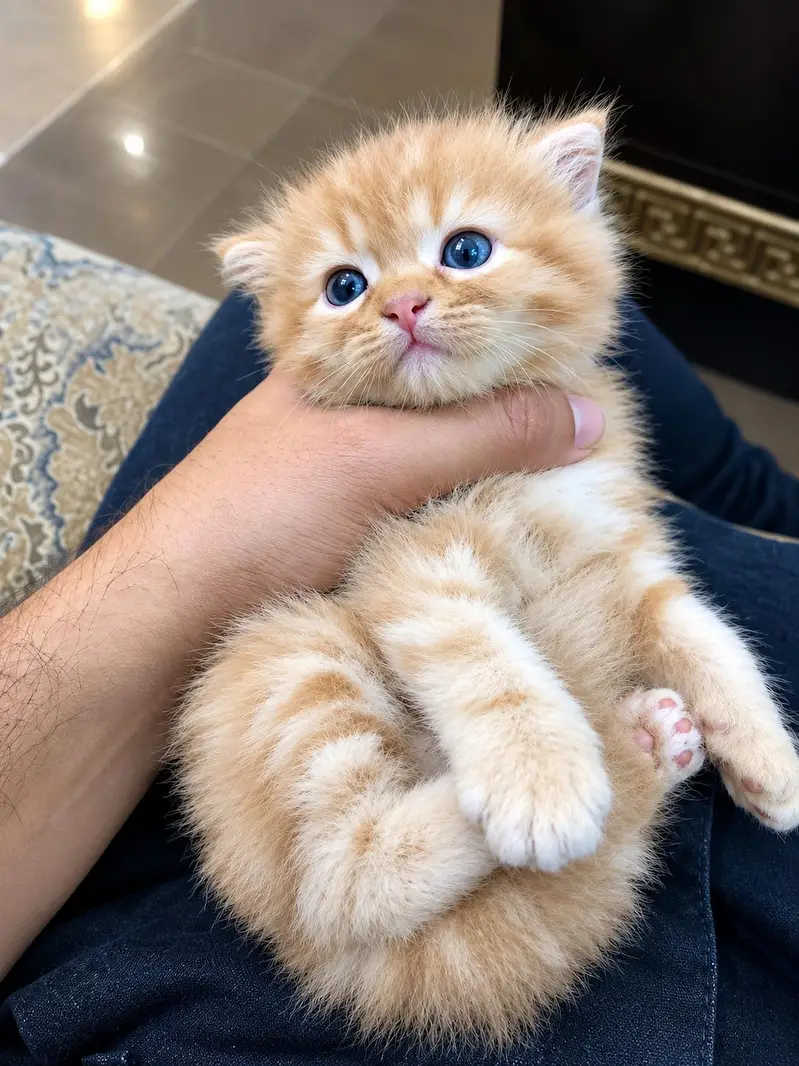 Premium Persian Male Kitten | 2 Months | Blue Eyes | — photo 4