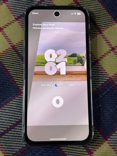 Google pixel 9a just box open