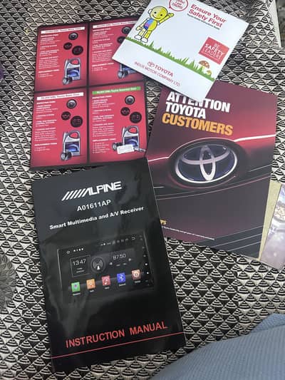 Corolla altis 2019 owner manual available