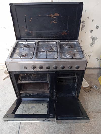 5 Burner Gas stove with oven for sale