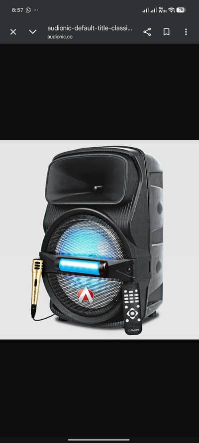 Audionic Classic Masti 85 Bluetooth Speaker