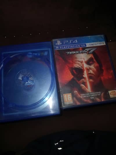 Ps4 cds Tekken 7 and Fifa 21 good condition
