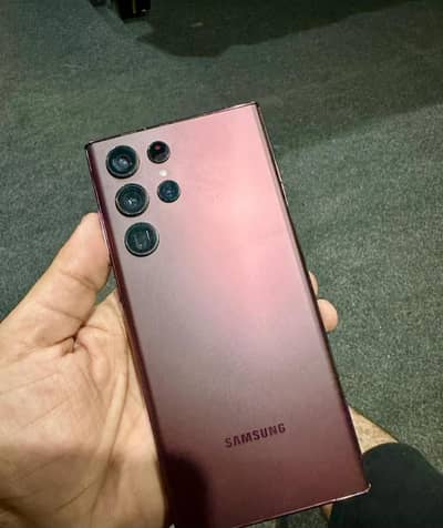 Samsung Mobile S22 Ultra official pta approve  new condition 10 by 10