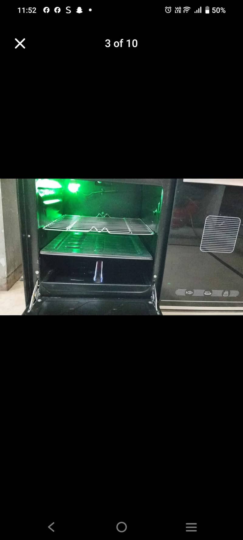 5 Burners double door cooking range 4