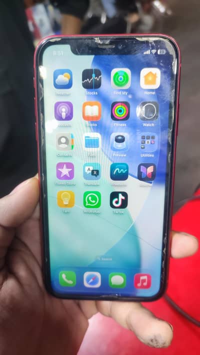 Apple iPhone 11 Red Colour 128'GB Non PTA