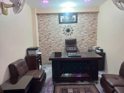 Fully furnished office available for rent in prime location main road