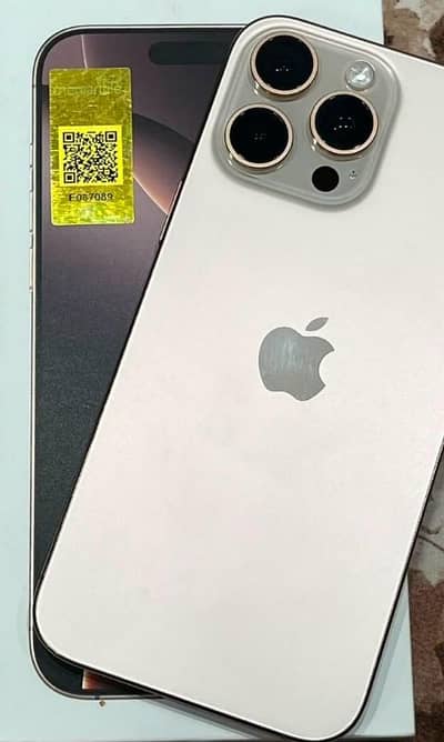 Apple iPhone 16 Pro Max PTA Approved Physical+E-Sim
