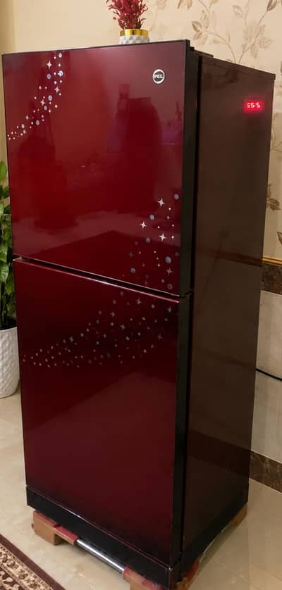 fix price ha Galss door Refrigerator Pel fridge stand medium size