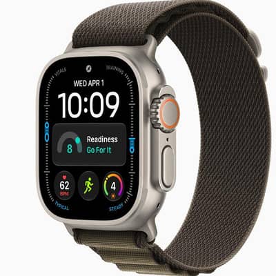 Apple Watch Ultra 4 GPS + Cellular, 49mm Natural Titanium Case