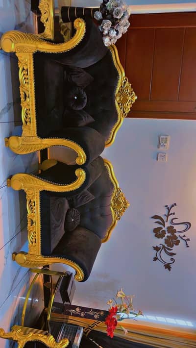 5 seater sofa pure sheesham wood