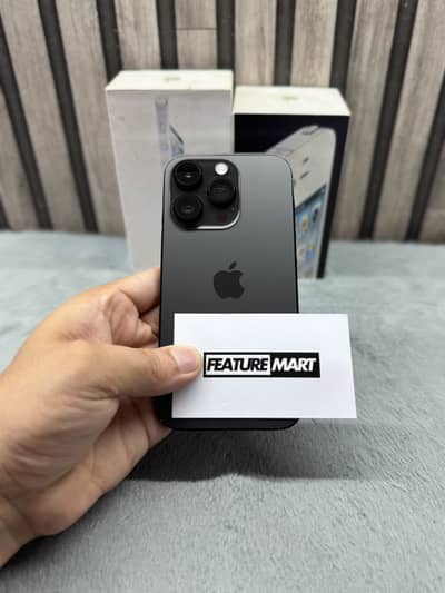 14 Pro | PTA Approved | 100% Health | Black | 128GB | Apple iPhone