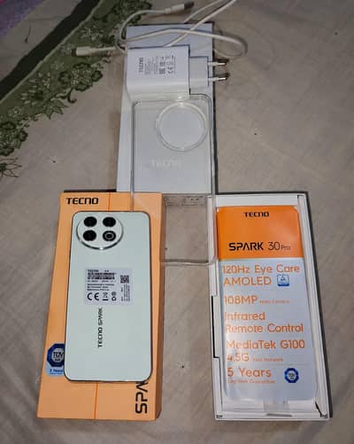 Tecno spark 30 pro 8+8/128GB for sale urgent with 10/10 condition.