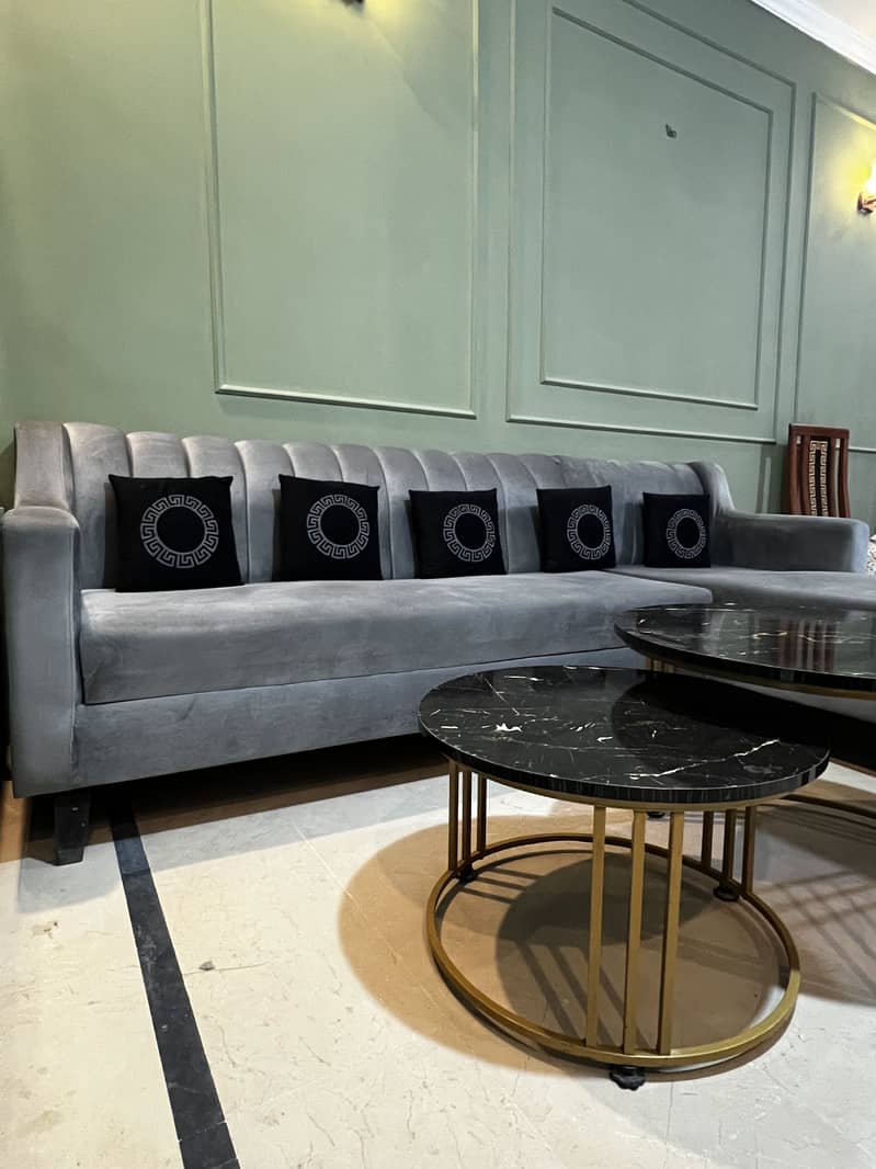 L shape sofa 2