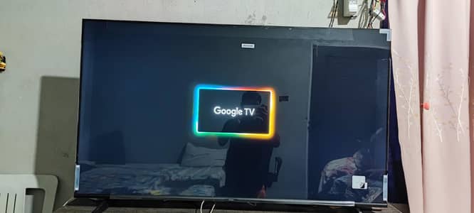 Haier 55" 4K UHD  just box open