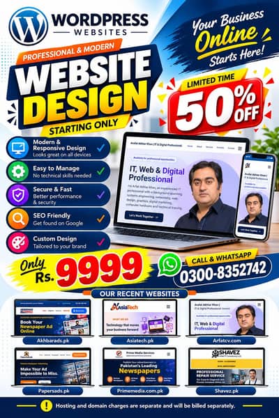 Websites Design and Printing Services