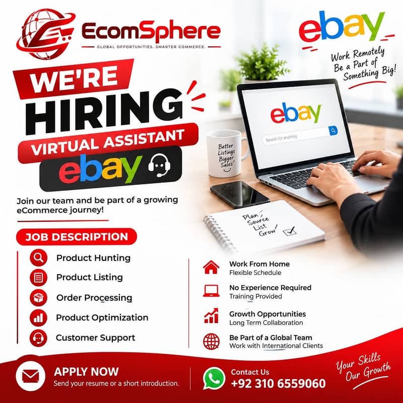 Need ebay  virtual assistant 0