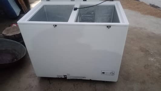 Haier double door inverter deep freezer