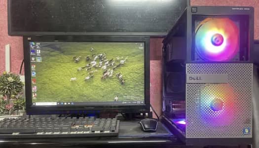 Dell Optiplex 7010 i7 3rd Gen 500watt Power Supply With ViewSonic Lcd