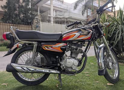 Honda CG 125 Black Total Genuine