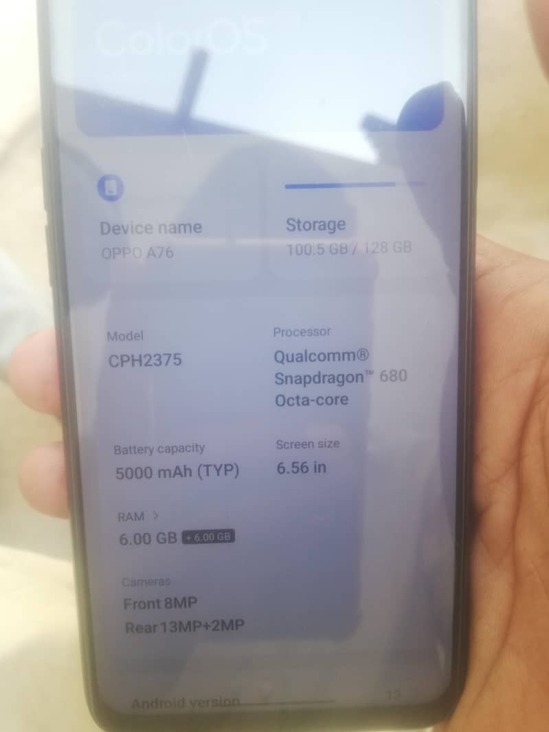 OPPO A76 0