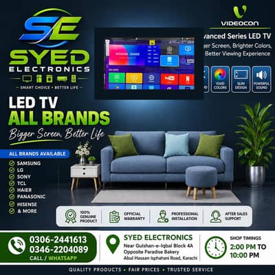 Sale 55" inch Samsung Smart led Tv new Model available 2024