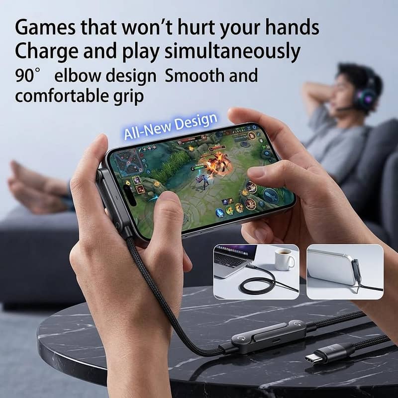 240W Foldable Phone Stand Quick Charge Data Cable 2