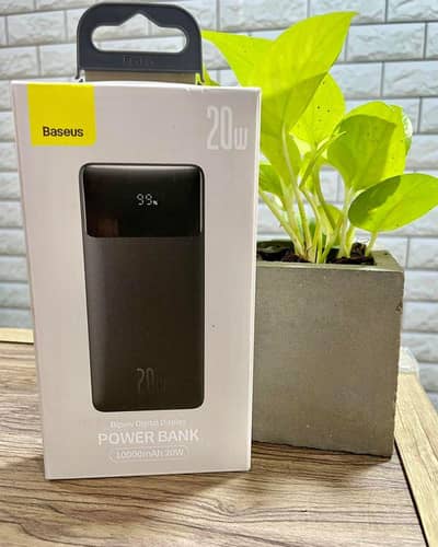 Baseus Bipow 20W Fast Charging Power Bank 10000mAh | Digital Display