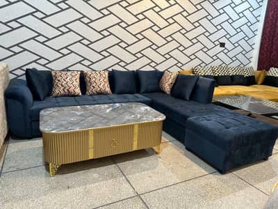 L shape 7 seater sofa