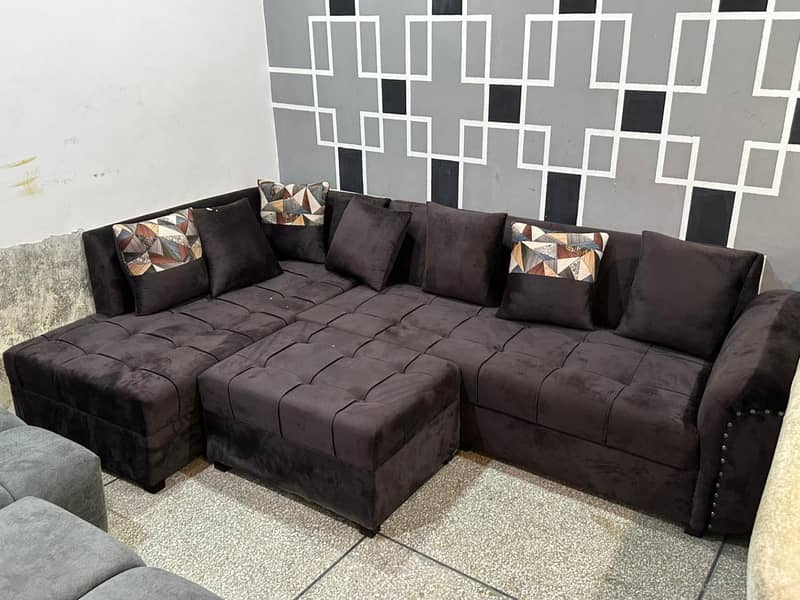 L shape 7 seater sofa 2