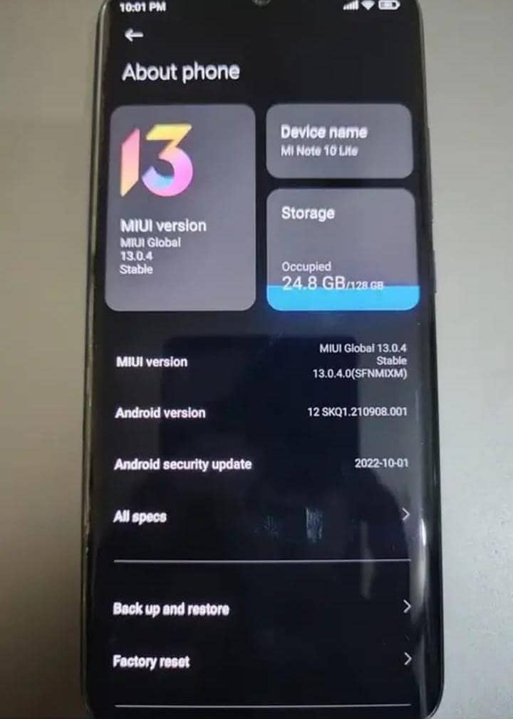 Xiaomi Mi Note 10 Lite 3