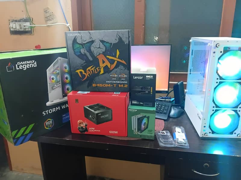 Ryzen 5 2600 PC SETUP with Box components 5