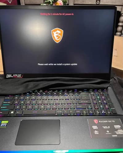 MSI Raider GE76 Core i9 12th Gen RTX 3070ti 32gb