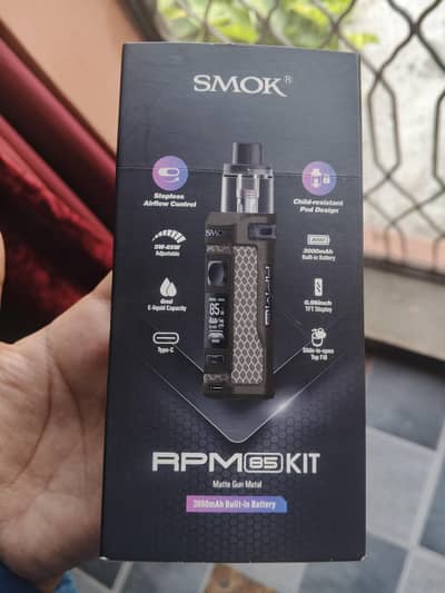 SMOK RPM 85 Kit Black | 10/10 Condition | Original Box | Rs. 12,000