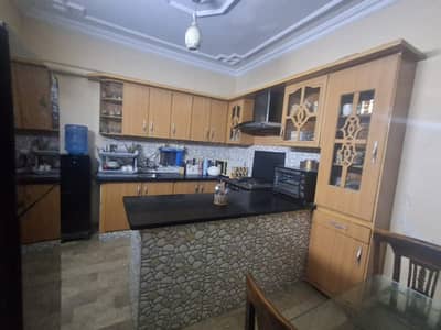 Gulshan Iqbal Block 13D1 120 Square Yards 2 Bed DD Ground Floor 2 Bed DD First Floor 80 Feet Road Demand 3 Crore 50 Lac Old Construction But Well Maintained