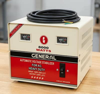 General 8000w Automatic AC Voltage Stabilizer (pure copper)