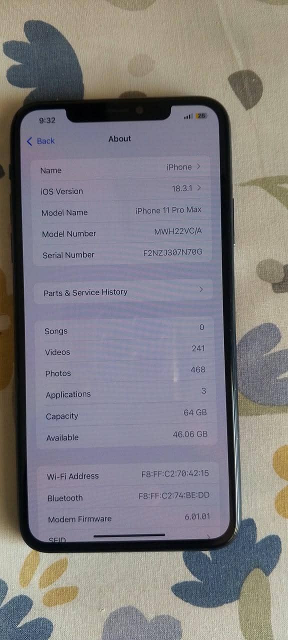 iPhone 11 Pro Max Sim Working All ok 7