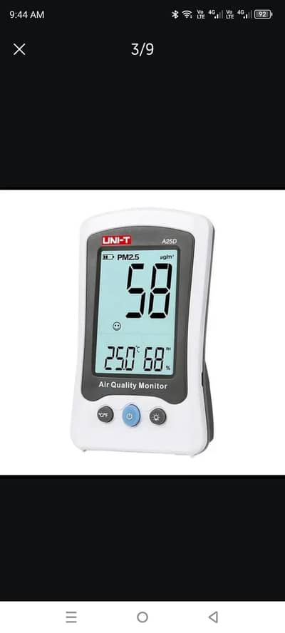 A25D Digital Bench top PM2.5 Air Quality sports Meter