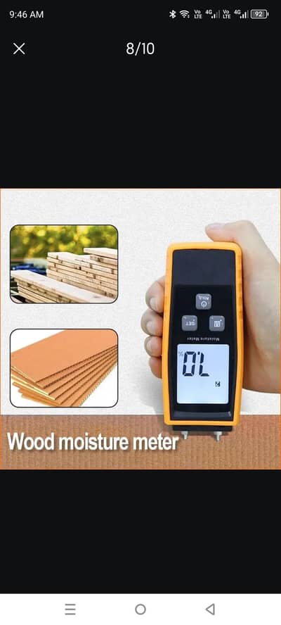 Electric Digital Wood Moisture sports Meter 2 Pins Professional 0-75%
