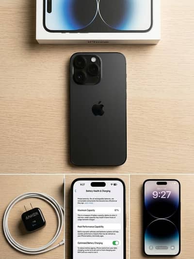 Apple iPhone 14 Pro Max 128GB Space Black (Dual eSIM / Non-PTA)