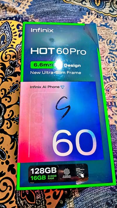 Infinix Hot 60 Pro 8GB/128GB | Brand New Box Pack | Titanium Silver