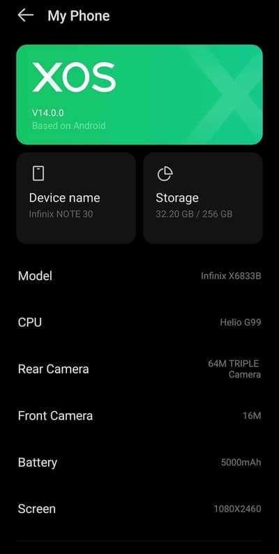 Infinix Note 30