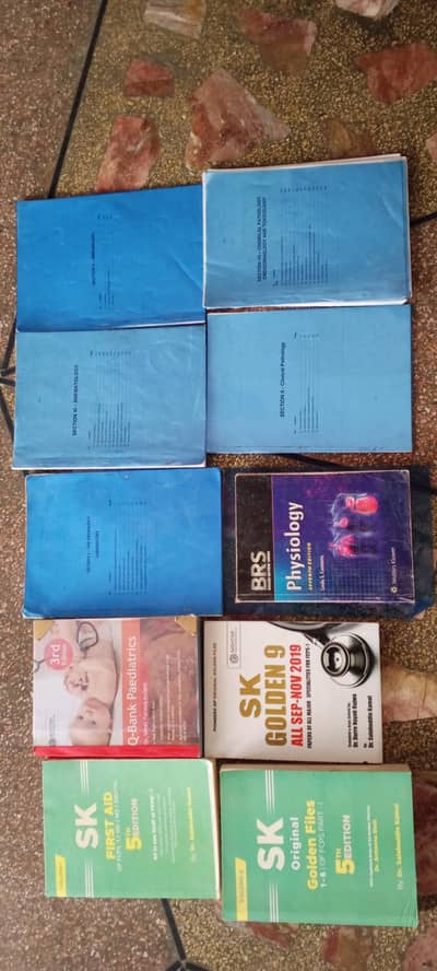 "FCPS Part 1 Medical Books and SK Golden Files for Sale"