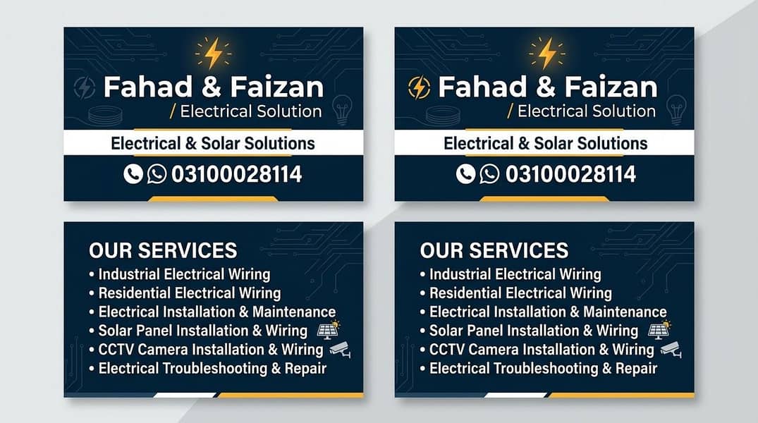 Any type electrical work 0
