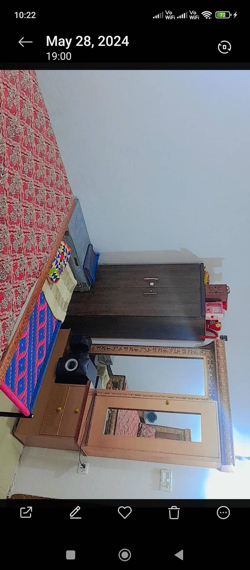 bed dressing side table 1