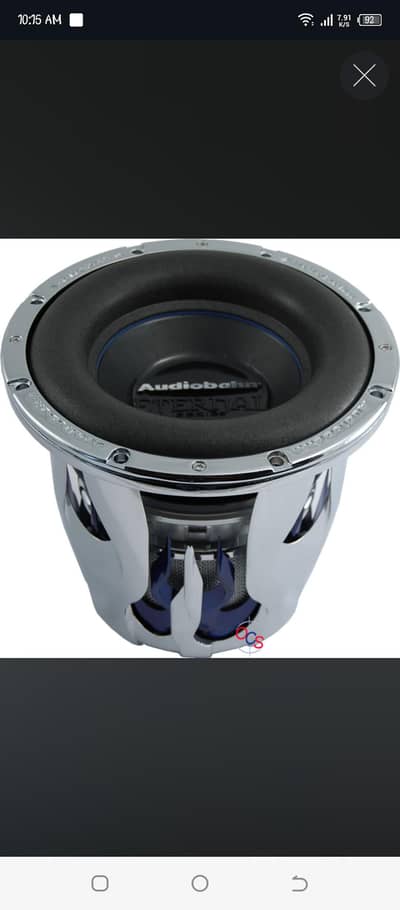 Audiobahn ETERNAL SERIES SPL SUBWOOFER
