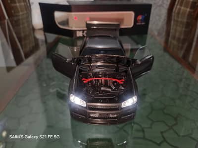 NISSAN GTR R34 SKYLINE DIECAST MODEL