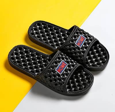 Men's Soft Slipper - Black & Brown - New